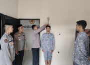 Antusias Usai Sosialisasi, Enam Pelajar Datangi Polres Bangka Barat Cek Tinggi dan Berat Badan untuk Daftar Polri