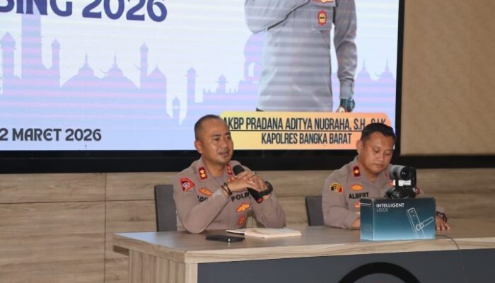 Kapolres Bangka Barat Optimalkan Layanan 110 Selama Operasi Ketupat 2026