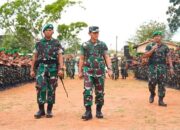 Pangdam II/Sriwijaya Tinjau Kesiapan Prajurit Yonif TP 950/Ksatria Betuah di Banyuasin