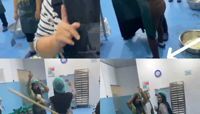 Bikin Heboh, Diduga Masak MBG Tanpa APD Sambil Berjoget Musik Remix di Salah Satu SPPG Lampung Barat