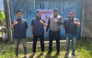 Polres Bangka Barat Pasang Spanduk Himbauan Kamtibmas di PT Timah Nusantara, Edukasi Warga Cegah Pelanggaran Hukum