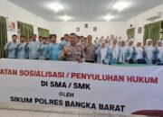 Polres Bangka Barat Gencarkan Penyuluhan Hukum ke Pelajar, Tekankan Bahaya Kenakalan Remaja dan Geng Motor