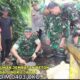 Wujudkan Impian Warga, Kodim 0403/OKU Resmi Mulai Ground Breaking Jembatan Beton Tungku Jaya I
