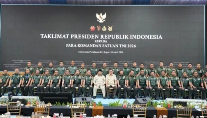 Beri Taklimat Kepada 1.500 Komandan Satuan TNI, Presiden Prabowo Kobarkan Semangat Juang dan Soliditas