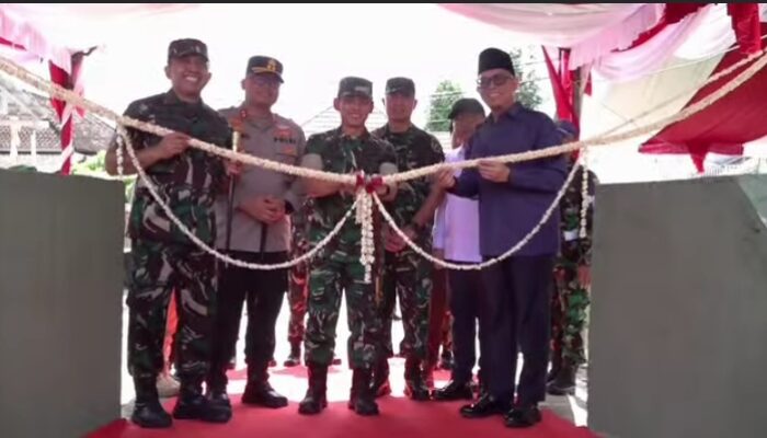 Wujud Nyata Bakti TNI: Pangdam II/Sriwijaya Mayjen TNI Ujang Darwis Resmikan Jembatan Garuda, Mimpi Warga Desa Pusar Baturaja OKU Jadi Nyata