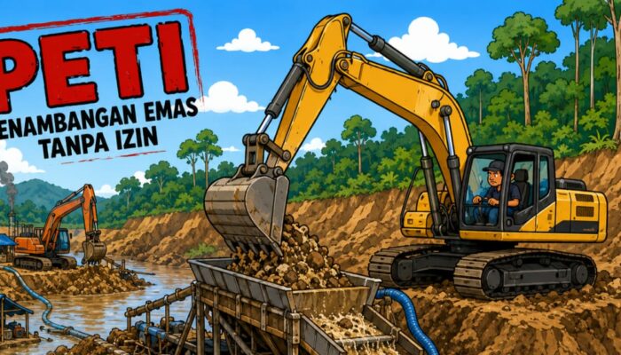 Diduga Kuat 9 Investor dan 12 Excavator di PETI Huntuk Belum Tersentuh Hukum, Publik Pertanyakan Siapa Aktor di Balik Layar