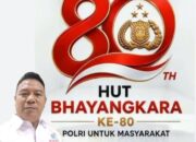DPC AJOI Lampung Utara : Hari Bhayangkara Ke – 80 Momentum Langkah Bakti Sang Polri  ‎