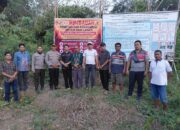 Masyarakat Pangkalan Banteng Bersama Aparat Pasang Imbauan Cegah Karhutla di Areal Perkebunan