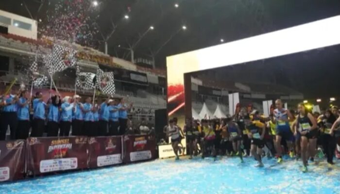 Perkuat Sinergitas, Pangdam II/Sriwijaya dan Ibu Ikuti Sumsel Bhayangkara Run 2026 di Jakabaring Palembang