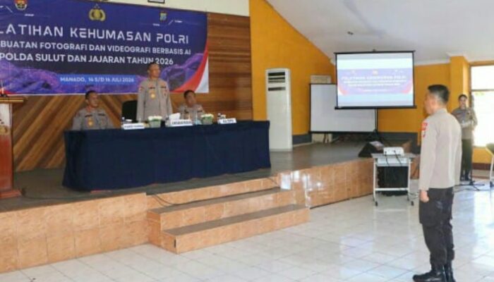 Perkuat SDM Humas di Era Digital, Polda Sulut Gelar Pelatihan Fotografi dan Videografi Berbasis AI