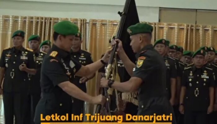 Lantik Letkol Inf Trijuang Danarjati Jadi Danbrigif TP 46/SC. Pangdam II/Swj : “Saya Butuh Prajurit Berkarakter Baja”