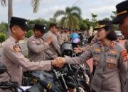 Kapolres Bangka Barat Cek Kendaraan dan Alkom, Ingatkan Anggota: Rawat untuk Pelayanan Masyarakat