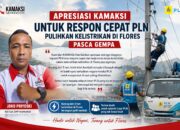 Ketua KAMAKSI Apresiasi Gerak Cepat PLN Pulihkan Kelistrikan di Flores Pascagempa