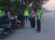 Polres Bangka Barat Gerak Cepat Olah TKP Kecelakaan 2 Motor di Kelapa