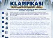 Kejati Sulut Klarifikasi Dugaan Perselingkuhan Jaksa dan Oknum Polisi, Penyelidikan Polda Sultra Dihentikan