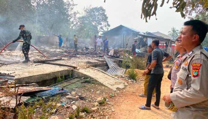 Polres Bangka Barat Selidiki Kebakaran 5 Rumah di Cupat