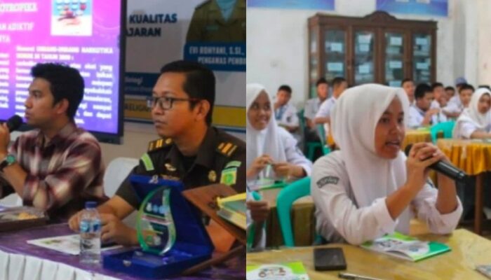Kejari OKU Gelar Jaksa Masuk Sekolah, Edukasi Hukum Pelajar di SMA Sentosa Bhakti Baturaja 