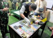 Satgas Pamtas RI-Malaysia Yonarmed 19/Bogani Gagalkan Penyelundupan 1,9 Kg Sabu