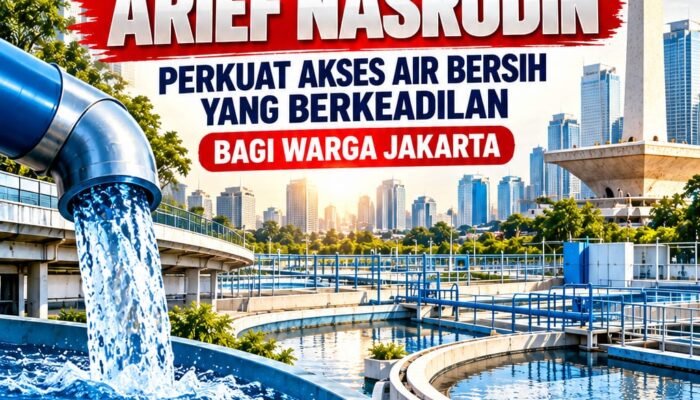 DARI PANGGUNG DUNIA KE PELAYANAN PUBLIK, BAJA DORONG ARIEF NASRUDIN PERKUAT AKSES AIR BERSIH YANG BERKEADILAN BAGI WARGA JAKARTA
