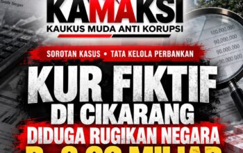 KUR Fiktif di Cikarang Diduga Rugikan Negara 3,92 Miliar, KAMAKSI Soroti Pengawasan dan Akuntabilitas Manajemen Bank BJB
