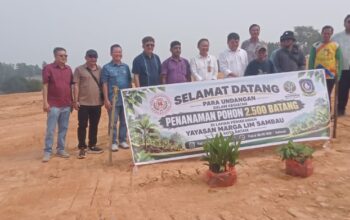 Yayasan Marga Lim Tanam 2.500 Pohon di Sambau, Libatkan Kementerian Kehutanan dan BP Batam